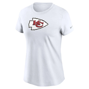 Women's Kansas City Chiefs Nike Logo T-Shirt Small White