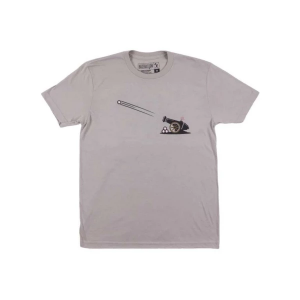 Men's Baseballism Run at Your Own Risk T-Shirt Small Grey