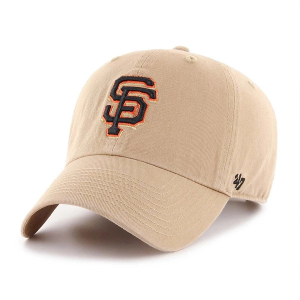 San Francisco Giants 47 Brand Clean Up Adjustable Hat One Size Khaki