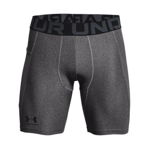 Men's Under Armour HeatGear Compression Shorts XSmall Carbon Heather Black
