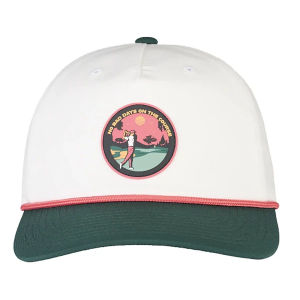 Men's Swannies Abbott Golf Snapback Hat One Size White