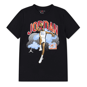Kids' Jordan Custom Air Digi T-Shirt Medium Black