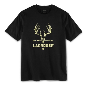 Men's LaCrosse Footwear Whitetail Tee T-Shirt 2XLarge Black