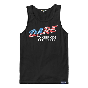 Men's Tipsy Elves Declaration of DARE Scoop Neck Tank Top Medium Black