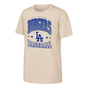 Kids' Los Angeles Dodgers Batters Box T-Shirt XLarge Natural