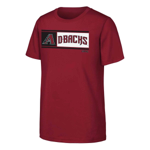 Kids' Arizona Diamondbacks Home Run Derby T-Shirt Medium Red
