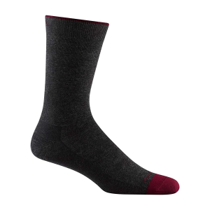 Adult Darn Tough Solid Lightweight Crew Hiking Socks Medium Charcoal Singles