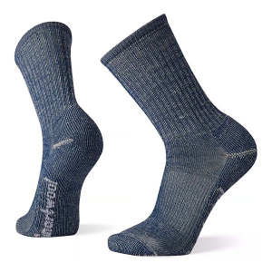 Adult Smartwool Light Cushion Classic Edition Singles Crew Hiking Socks Large Alpine Blue Singles