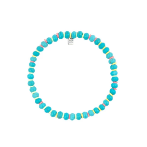 Pura Vida Toska Vinyl Disc Stretch Bracelet