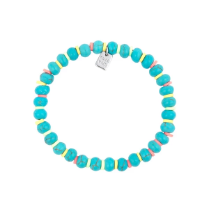 Pura Vida Toska Vinyl Disc Stretch Bracelet