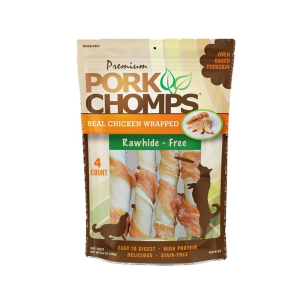 Pork Chomps Chicken Wrapped Twists Dog Treats