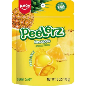 Amos Peelerz Peelable Gummy Pineapple