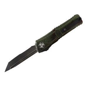 Microtech 1144-2OBS Combat Troodon Gen III Outbreak Serrated Tanto OTF Automatic Knife