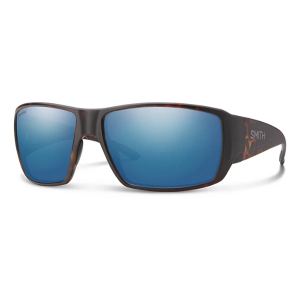Men's Smith Guide's Choice Polarized Sunglasses Matte Tortoise/Blue Mirror Glass