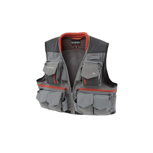 Men's Simms Guide Fishing Fly Fishing Vest Medium Steel