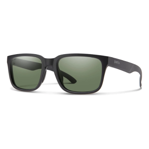 Men's Smith Headliner Polarized Sunglasses Matte Black/ChromaPop Grey Green Polarized