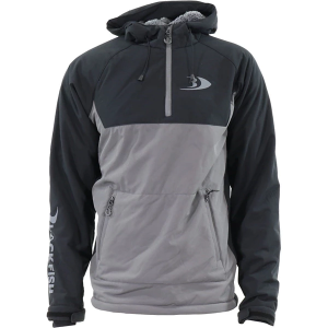 Men's Blackfish Gale Quarter Zip Softshell Jacket XLarge Charcoal/Black