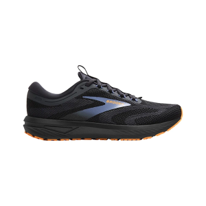 Men's Brooks Revel 7 Running Shoes sneakers-athletic-shoes 8.5 Regular Black/Country Blue/Orange