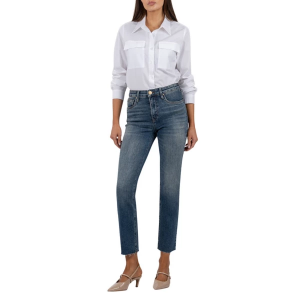 Women's KUT from the Kloth Rachael Fab Ab Raw Hem Mom Jeans Braveness 00 26