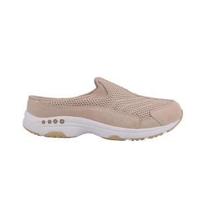 Women's Easy Spirit Traveltime Casual Clogs Extra Wide 6 Natural/White