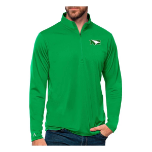 North Dakota Fighting Hawks Antigua Tribute 1/4 Zip 2XLarge Celtic Green