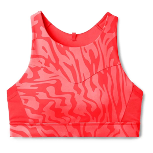Women's Brooks Running 3 Pocket Sports Bra 34 34 DD/E Neo Cayenne Speedscape