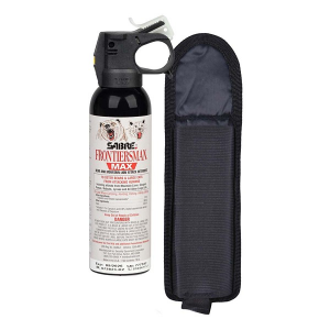 SABRE Frontiersman Max 7.9oz Bear/Mountain Lion Spray with Belt Holster