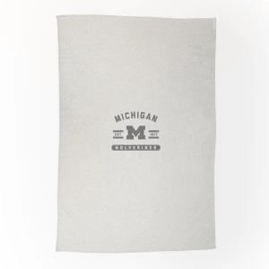 Logo Brands Michigan Wolverines Sublimated Sweatshirt Blanket