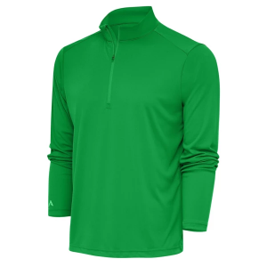 Men's Antigua Tribute Long Sleeve 1/4 Zip 2XLarge Celtic Green