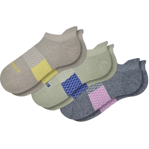 Men's Bombas Men's Bombas Marl Arch Block Ankle Socks Ankle Socks Medium Mica Sage 3 Packs