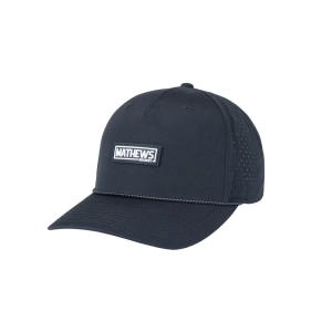 Mathews Classic Rope Hunting Snapback Hat One Size Black