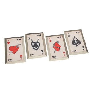 SOG Throwing Death Cards Fixed Blade Throwing Tool
