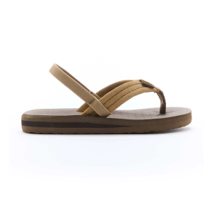 Quiksilver Carver Suede Flip Flop Sandals Toddler 10T Tan/Brown