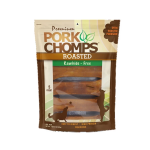 Pork Chomps Roasted Pressed Bone Dog Treats