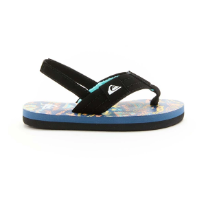 Quiksilver Moncata Layback Flip Flop Sandals Toddler 9T Black/Blue
