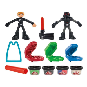 Play-Doh Star Wars Squish & Slice Lightsabers 4" Action Figure Set