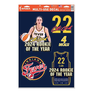 Wincraft Indiana Fever Caitlin Clark #22 2024 WNBA Rookie of the Year 11"x17" Multi Use Decal