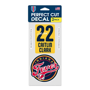 Wincraft Indiana Fever Caitlin Clark 4x8 Decal Set