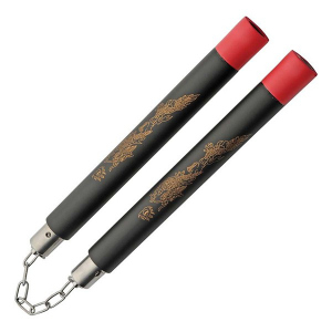 SZCO Gold Dragon Foam Nunchucks Sword