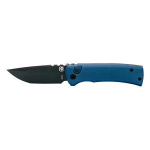 Chaves Knives Redencion 229 Pro-Tech Collaboration Black DLC Tanto Folding Blue Automatic Knife