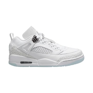 Men's Jordan Spizike Low Sneakers sneakers-athletic-shoes 12 Regular White/Neutral Grey/Metallic Silver