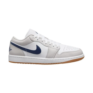 Men's Air Jordan 1 Low Sneakers sneakers-athletic-shoes 15 Regular White/Midnight Navy/Neutral Grey
