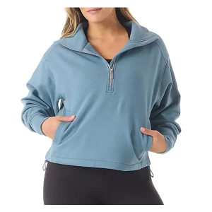 Women's Legends Kensi Long Sleeve 1/4 Zip Large Bluestone