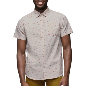 Men's prAna Tinline Button Up Shirt XLarge Almond Brushstroke