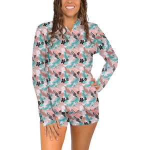 Women's Reel Skipper La Brisa Shirt Swim Cover Up XLarge Palm Breeze