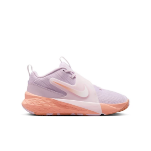 Kids' Nike Team Hustle D 12 Basketball Sneakers sneakers-athletic-shoes Big 6 Regular Doll/Apricot Agate-Pearl Pink-White