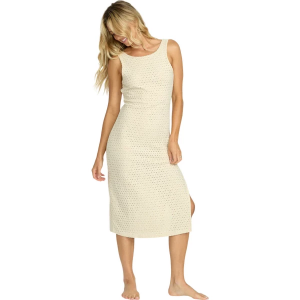 Women's Billabong Eyelet Sun Midi Dress Swim Cover Up Small Whitecap