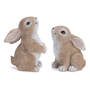 Melrose International Woodland Bunny Figurine (Set of 4)