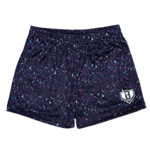 Boys' Baseball Lifestyle Splatter Lounge Shorts Youth Small Galaxy