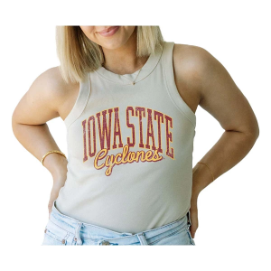 Gameday Social Women's Iowa State Cyclones Epps Ribbed Tank